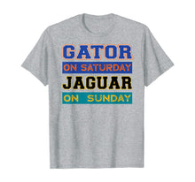Load image into Gallery viewer, Gator On Saturday Jaguar On Sunday Jacksonville Football T-Shirt