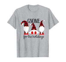 Load image into Gallery viewer, Gnomes For The Holidays Buffalo Plaid Gnome Christmas Xmas T-Shirt