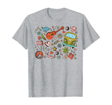 Load image into Gallery viewer, Vintage Peace Love Music All Things Hippie Gift T-Shirt