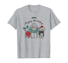 Load image into Gallery viewer, Happy Howlidays Funny Dog Christmas Gift T-Shirt