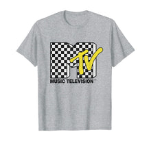 Load image into Gallery viewer, Checkered MTV Logo Checkerboard Print T-Shirt