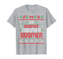 Load image into Gallery viewer, Ok Boomer Ugly Christmas T-Shirt