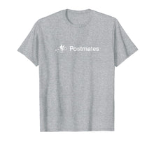 Load image into Gallery viewer, Postmates Courier Contractor Shirt with Text - White