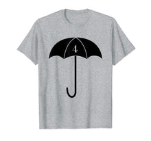 Load image into Gallery viewer, Number 4 Umbrella T Shirt