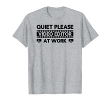 Load image into Gallery viewer, Video Editing T-Shirt Film Making Gift for Video Editor