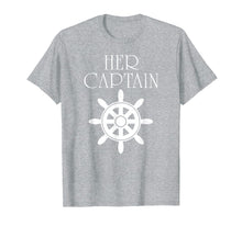 Load image into Gallery viewer, Mens Funny Cruise Her Captain His Anchor Couple Shirt
