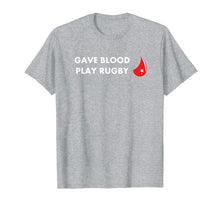 Load image into Gallery viewer, Give Blood, Play Rugby shirt Tee