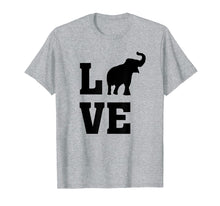 Load image into Gallery viewer, I Love Elephants - Animal Elephant Lover - Silhouette T-Shirt