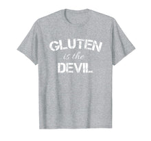 Load image into Gallery viewer, Gluten is Devil Funny Distressed Shirt Women Men