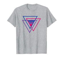 Load image into Gallery viewer, Bi Pride Triangle Shirt, BiSexual Pride Gift, Bi Flag Tee T-Shirt