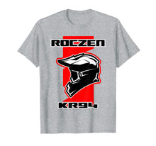 Load image into Gallery viewer, Dirt Bike Racing Red T-Shirt with Helmet and Goggles