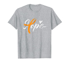 Load image into Gallery viewer, Hope Heart Strong Fight Kidney Cancer Cute Shirt Gift