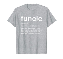 Load image into Gallery viewer, Mens Funcle T Shirt Like A Dad Only Cooler | Funcle T Shirt