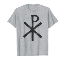Load image into Gallery viewer, Chi Rho Christian Catholic Symbol T-Shirt
