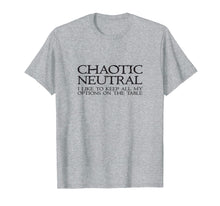 Load image into Gallery viewer, Funny Gamer Gift for Men Women Chaotic Neutral Video Gaming T-Shirt