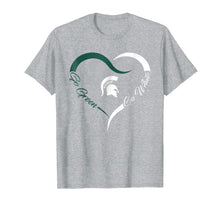 Load image into Gallery viewer, Michigan State Spartans Half Heart T-Shirt - Apparel