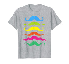 Load image into Gallery viewer, Colorful Mustache T-Shirt