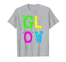 Load image into Gallery viewer, Glow and Party Girl with this 80's Retro Neon Paint T-Shirt
