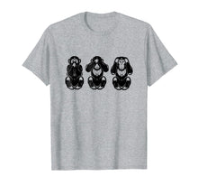 Load image into Gallery viewer, Three Wise Monkeys T Shirt Best Christmas Gift Idea Tshirt