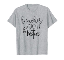 Load image into Gallery viewer, Beaches Booze and Besties Funny Summer BFF Gift Her Vacation T-Shirt
