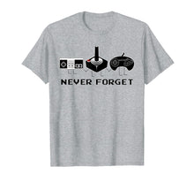Load image into Gallery viewer, Never Forget Retro Video Games Funny Gamer T-Shirt Gift