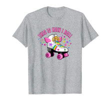 Load image into Gallery viewer, This is how I roll, Roller skate T-shirt for girls, kids.