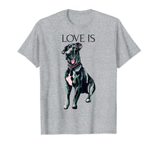 Load image into Gallery viewer, Love Is Cute Great Dane Dog Mom Dad Kid Gift T-shirt