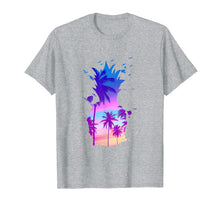 Load image into Gallery viewer, Men's Women's T Shirt Palm Tree Colour Pineapple