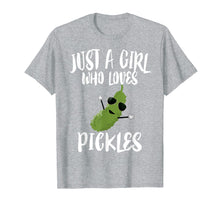 Load image into Gallery viewer, Just A Girl Who Loves Pickles Pickle Women Gift T-Shirt