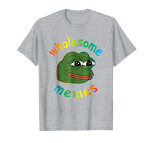 Load image into Gallery viewer, Wholesome memes PEPE rainbow frog smile dank meme rare Shirt