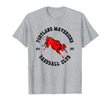 Load image into Gallery viewer, Portland T Shirt Cows Mavericks Baseball Vintage For Mens