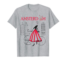 Load image into Gallery viewer, Amsterdam T-Shirt Woman - Amsterdam Bicycle - 5 colors