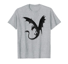 Load image into Gallery viewer, The Dreaming Dragon Black Dragon T-Shirt