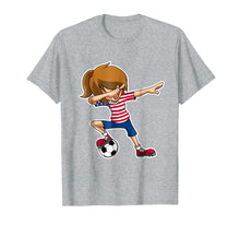 Load image into Gallery viewer, Dabbing Soccer Girl USA Shirt, American Flag Jersey