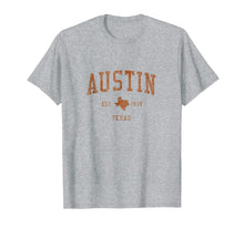 Load image into Gallery viewer, Austin Texas TX Vintage Athletic Sports Design Tee