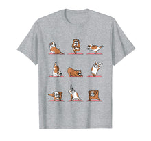 Load image into Gallery viewer, English Bulldog Yoga Puppy Yoga Poses and Meditation T-Shirt