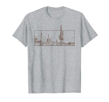 Load image into Gallery viewer, Desert Cactus scene tee shirt