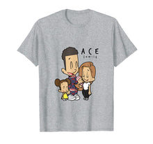 Load image into Gallery viewer, Ace cartoon family t shirt , merch for kids , girl , women .