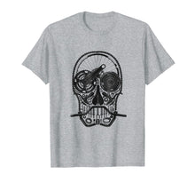 Load image into Gallery viewer, MOUNTAIN BIKE SKULL T-SHIRT - explore adventure TEE