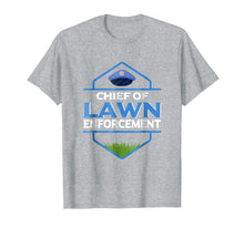 Load image into Gallery viewer, Funny Lawn Enforcement Officer Tshirt Grass Mowing Tee Men