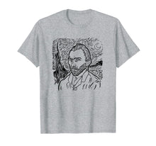 Load image into Gallery viewer, Starry Night Vincent Van Gogh Portrait Artist Shirt Art Tee