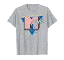 Load image into Gallery viewer, MTV Pink Stripes Logo 90's Retro Design Graphic T-Shirt
