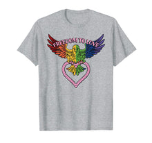 Load image into Gallery viewer, LGBT TShirt - Gay Pride Shirt - FREEDOM TO LOVE