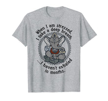 Load image into Gallery viewer, Funny Elephant Yoga T Shirt Buddha Stress Gift