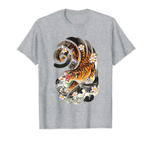 Load image into Gallery viewer, Japanese Tattoo Style Tiger Traditional & T Shirt Design