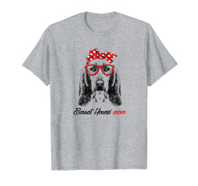Load image into Gallery viewer, Basset Hound Mom T-Shirt-Mothers Day for Dog Lovers Gift