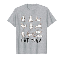Load image into Gallery viewer, Fun Cat Yoga Gift T Shirt, Cute Family Gift, Lt