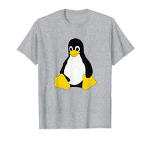 Load image into Gallery viewer, Linux Mascot Tux the Penguin Vintage T-Shirt Men Women Kids