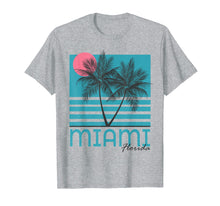 Load image into Gallery viewer, Miami Beach Florida T Shirt Palm Trees Souvenirs
