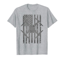 Load image into Gallery viewer, Drone Flag Patriotic Quadcopter UAS UAV Drone Pilot T-Shirt